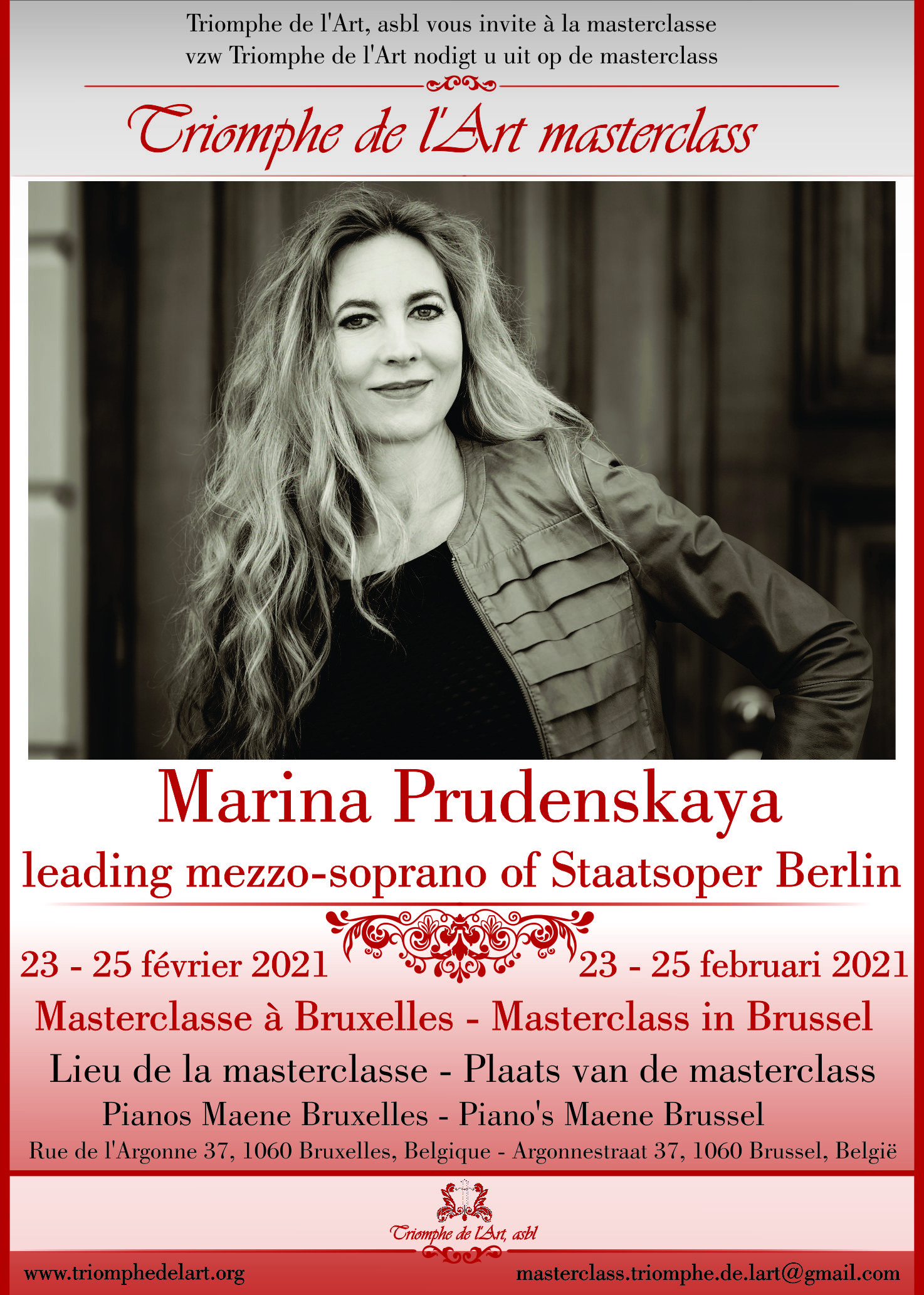Opera and Lied masterclass Marina Prudenskaya 2021